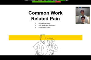 Common Work-Related Pain & Stress, and Acupoints Exercises to relieve it
